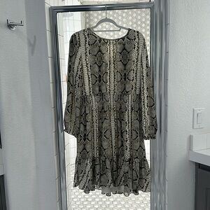 J. Crew python dress. Size large